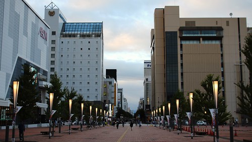 旭川の街