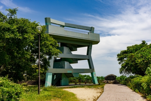 志賀島「潮見公園」の展望台から絶景パラノマを鑑賞！夜景が美しい！のイメージ
