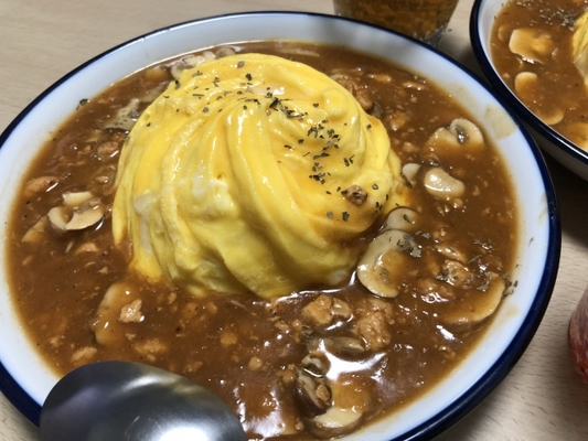 女子必見！福岡薬院「白のフライパン」のオムライスでお洒落ランチ♪のイメージ